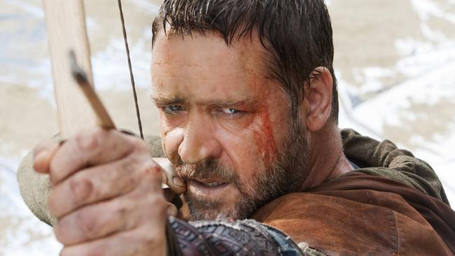 Russell Crowe in a scene from 2010 film Robin Hood.