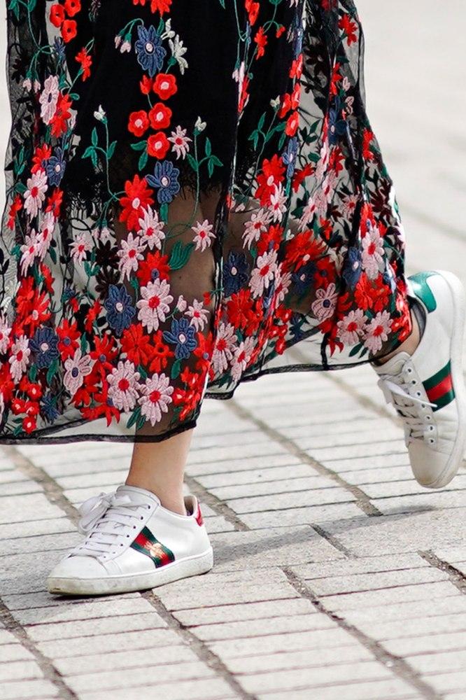 Gucci - Spotted in New York, Taylor Swift in Gucci Ace sneakers