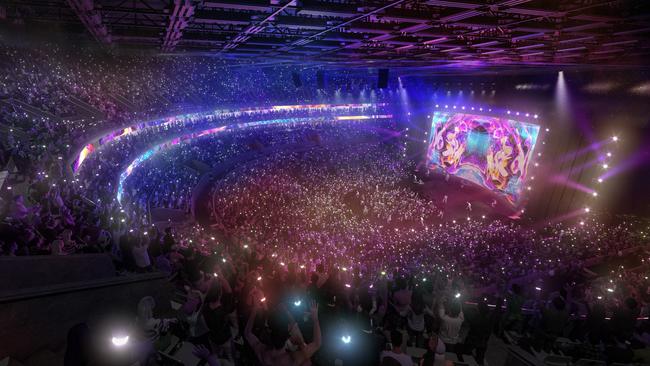 The proposed arena had a capacity of 15,000 people. Picture: Supplied