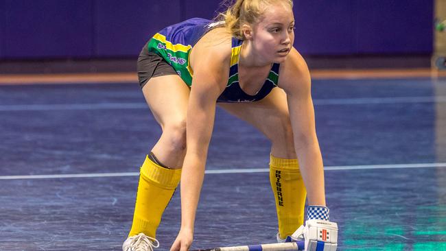 Imogen Turner has played indoor hockey for Queensland since Under 13. Picture: Andrew Blanchard.