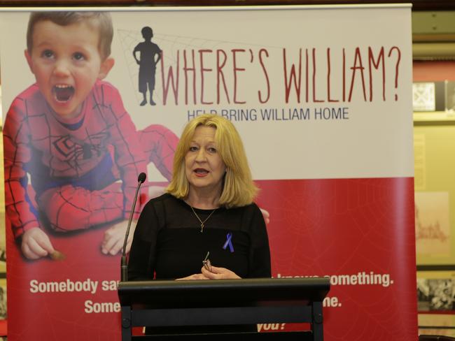 Advocate Clare Collins will never give up on William. She is urging anyone with “even the smallest piece” of information to call Crime Stoppers on 1800 333 000.