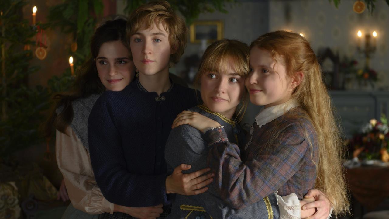 Emma Watson, Saoirse Ronan, Florence Pugh and Eliza Scanlen as the March sisters