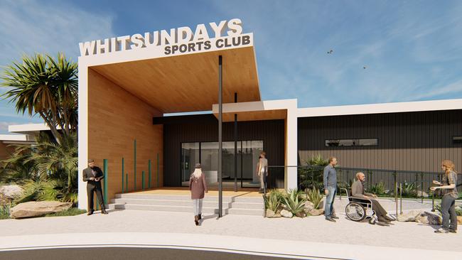 An artist impression of the new Whitsunday Sportspark development.