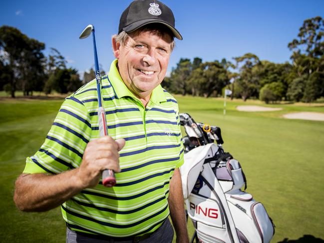 Royal Hobart Golf Club.  Club captain Ian Mansfield. Picture: RICHARD JUPE