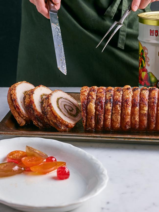 Meatsmith’s version of porchetta uses pork belly