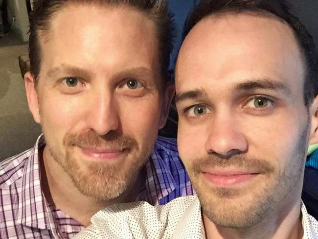 Dr Brad McKay (left) and his boyfriend would love to get married.