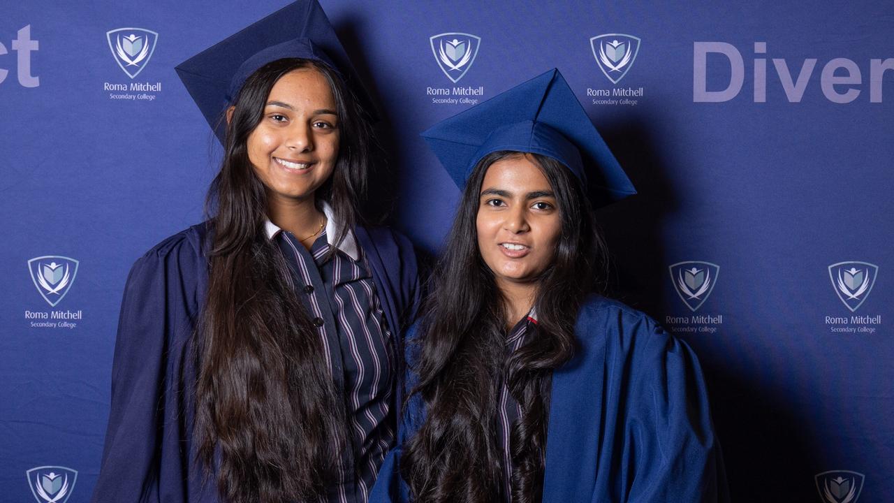 Roma Mitchell Secondary College Graduation at the Adelaide Town Hall. Picture: Ben Clark