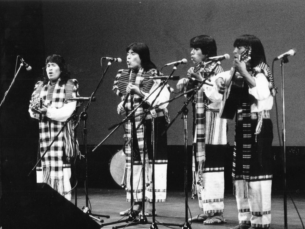 1992: After a captivating performance from the Awatinas at the Darwin Performing Arts Centre the audience rose to its feet for a standing ovation