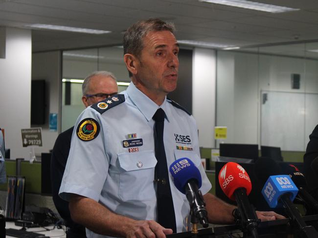 NSW State Emergency Service (SES) Commissioner Mike Wassing urged locals to be prepared. Picture: Clareese Packer/NewsWire.