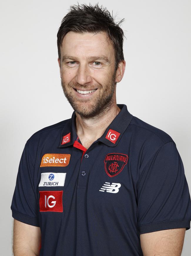 Craig Jennings is Melbourne’s strategy co-ordinator. Pic: AFL Media