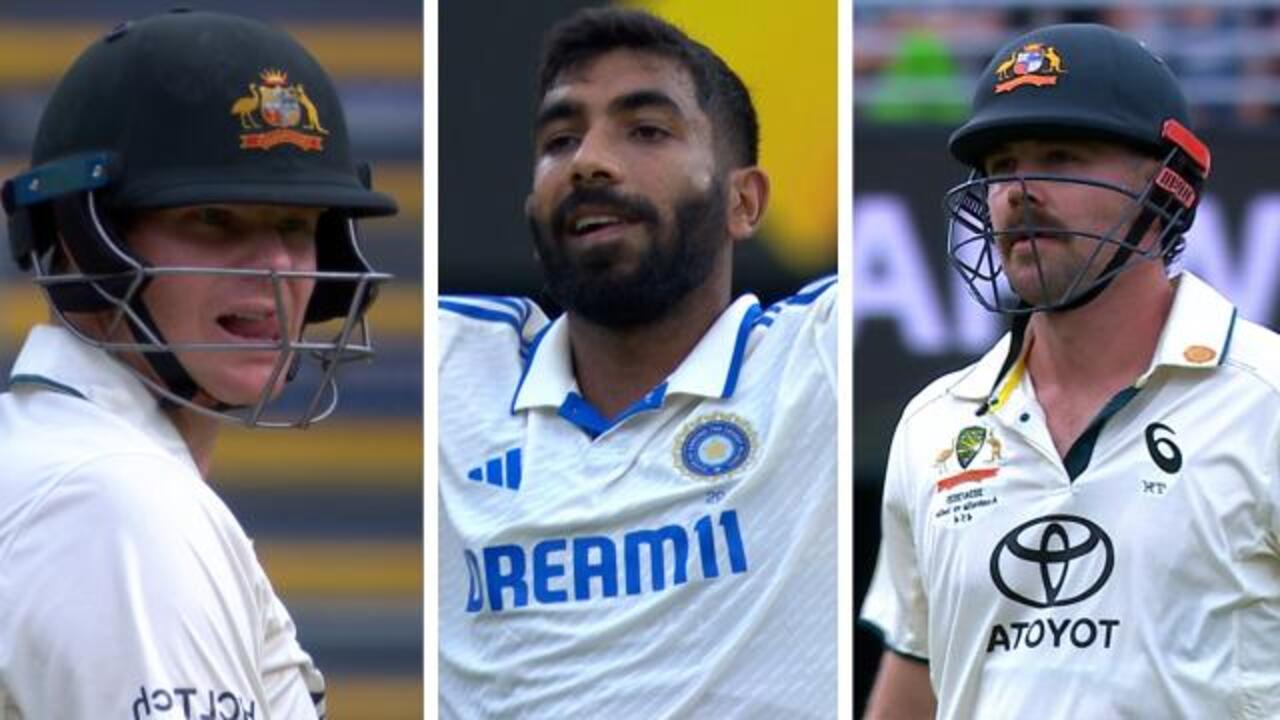 Bumrah finally takes Smith, Marsh & Head