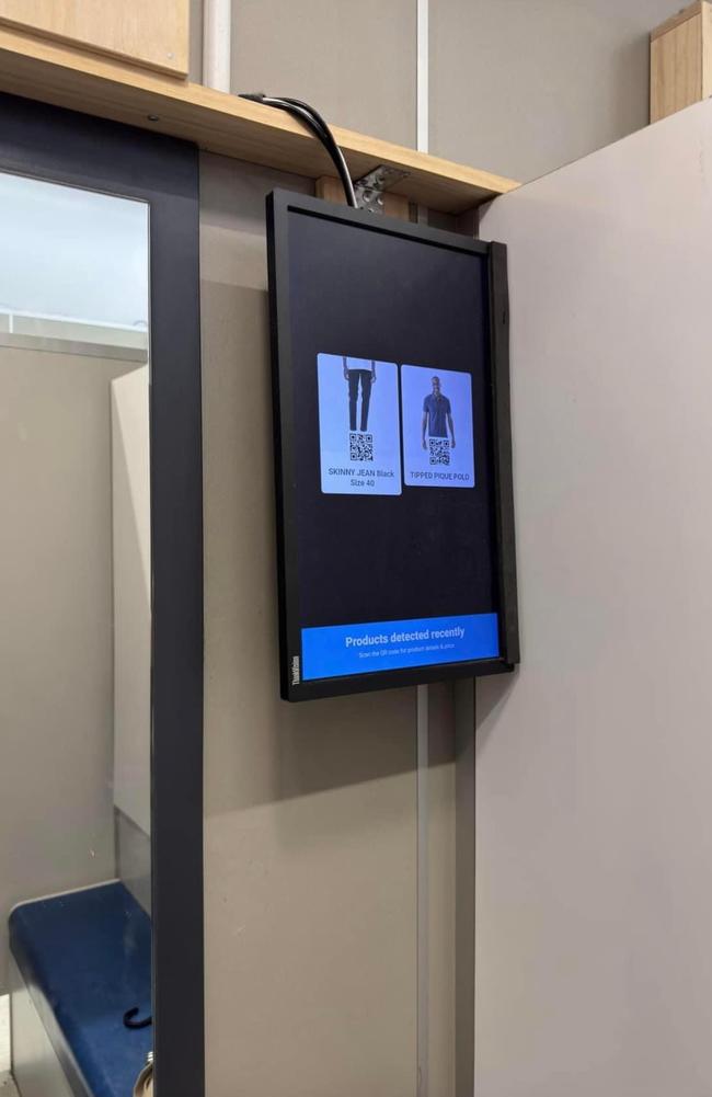 Kmart has installed new smart technology in its changing rooms, sparking ‘concern’ among shoppers. Picture: Facebook/KmartMumsAustralia