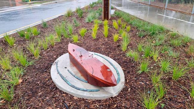 The Old Man Rakali statue has been stolen from Hindmarsh