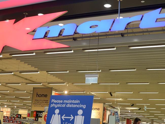 Kmart was the apparent issue at Casula Mall .picture John Grainger