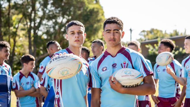 Keebra Park Walters Cup players Jett Bryce (left) and Wailer Whaiapu . Photo: Supplied