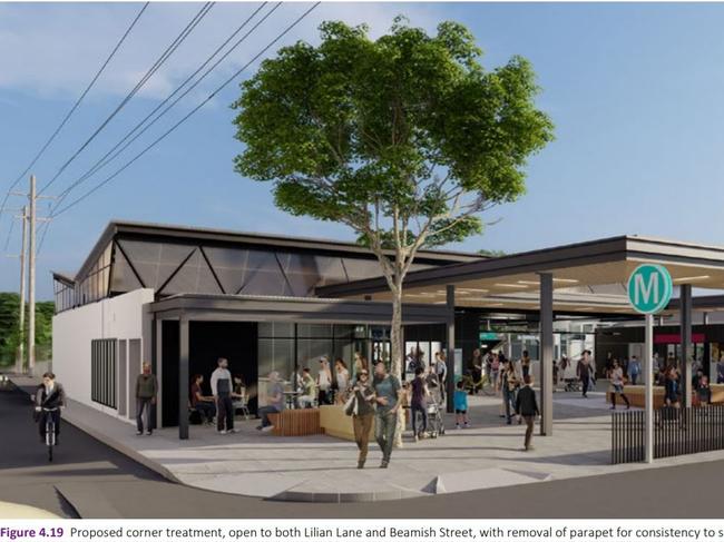 Artist impression of new Campsie Metro Station. Picture: Sydney Metro