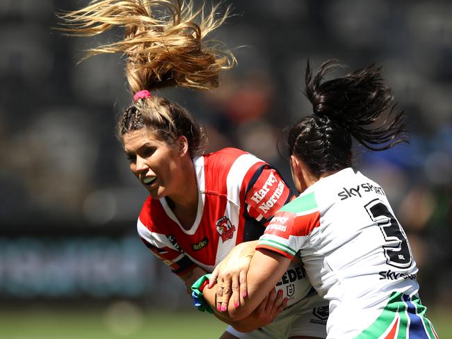 Charlotte Caslick has made a huge impact with the Roosters.