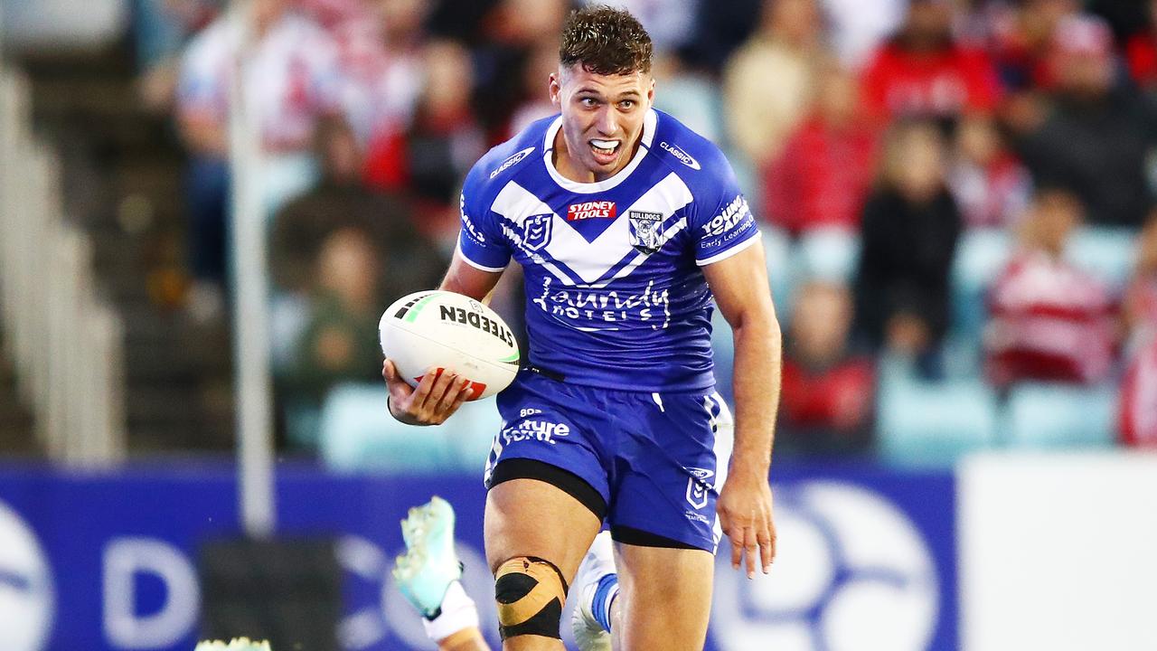 Jake Averillo produced a career-defining game for the Bulldogs against the Dragons. Picture: NRL Photos