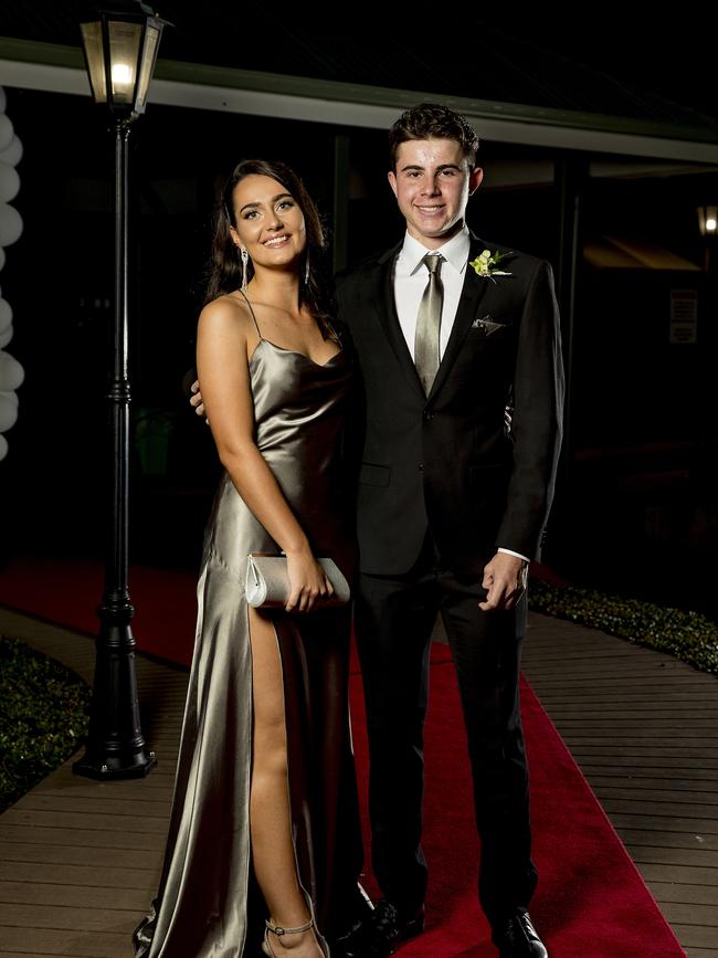 Formal for year 12 students from Emmanuel College. Bianca Jones and Ethan Links. Picture: Jerad Williams