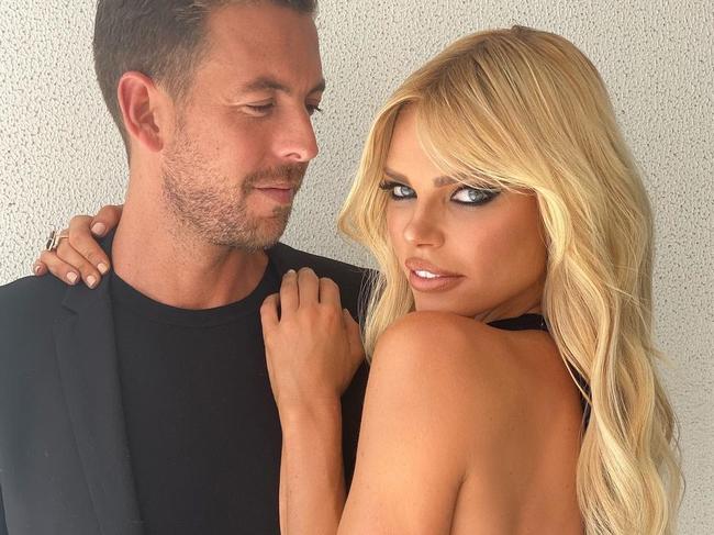 Sophie Monk and her husband Joshua Gross. Picture: Sophie Monk/Instagram