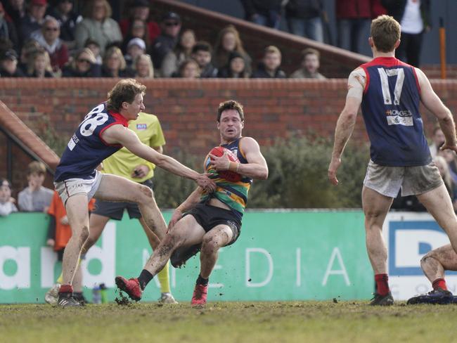 VAFA Premier Men's Grand Final - St Kevin's Old Brighton played at Trevor Barker Oval. Philip Edgar - St Kevins OB. Picture: Valeriu Campan