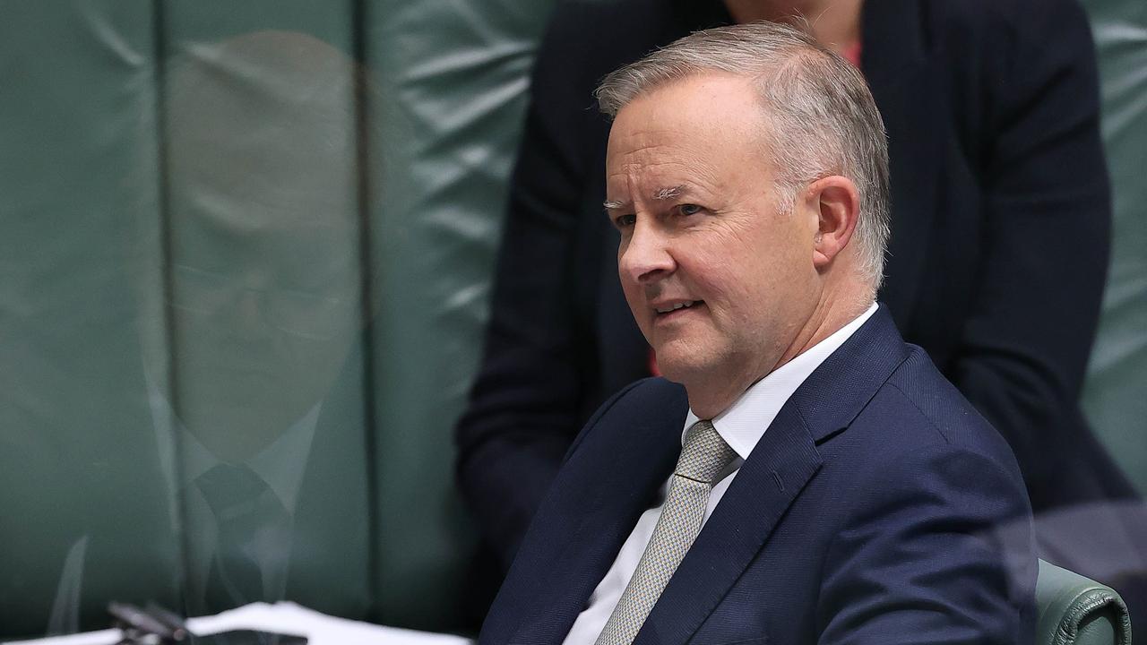 Opposition Leader Anthony Albanese has gained four points in the preferred leader poll. Picture: NCA NewsWire / Gary Ramage