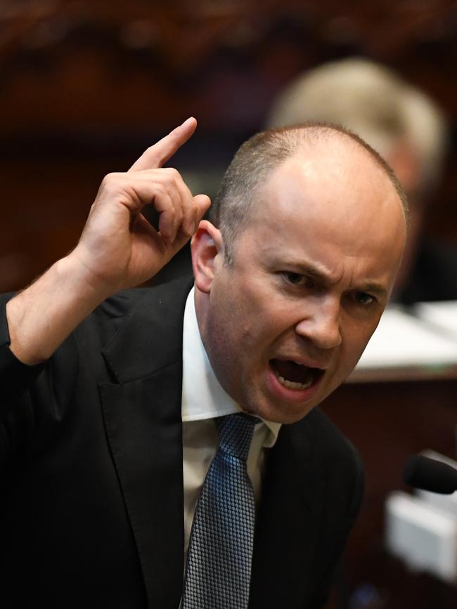 Innovation and Better Regulation Minister Matt Kean during Question Time on Wednesday. Picture: AAP