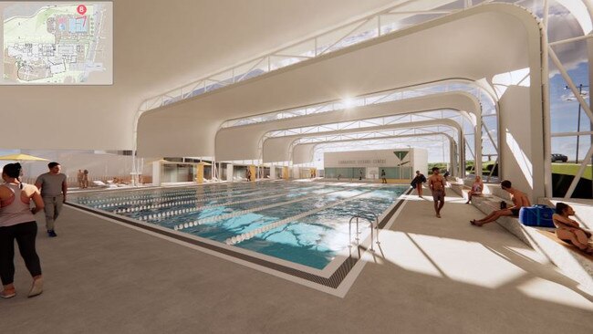 Artist impressions for the Cabravale Health and Wellness Centre. Picture: brewster hjorth architects