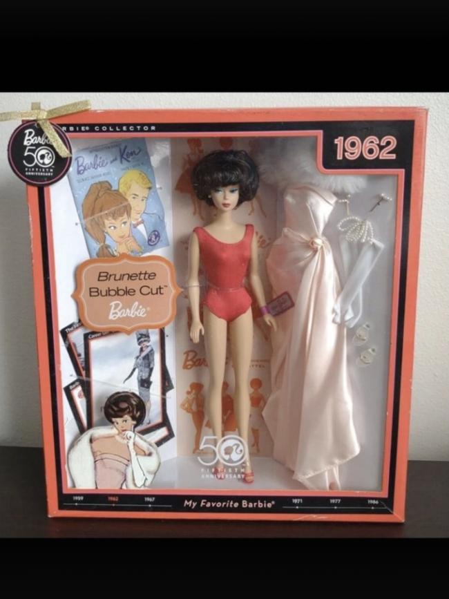 The reference - this vintage 1962 Barbie.