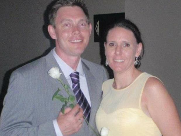 Matthew Butcher, 46, of Pagewood, with his wife Michelle. Picture: Supplied by Butcher family