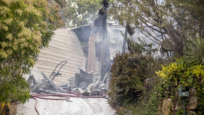 There’s little left of the first house. Picture: Jerad Williams