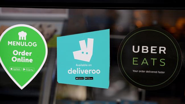 Deliveroo has gone into administration, citing poor profitability in a highly competitive market. Picture: NCA NewsWire / Andrew Henshaw