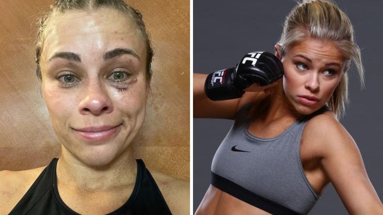 Paige VanZant got beat. Photo: Instagram, Getty.