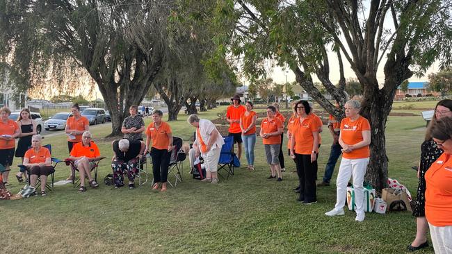 The Zonta event for the Linda Lovett memorial was held at Elizabeth Park Rose Gardens.