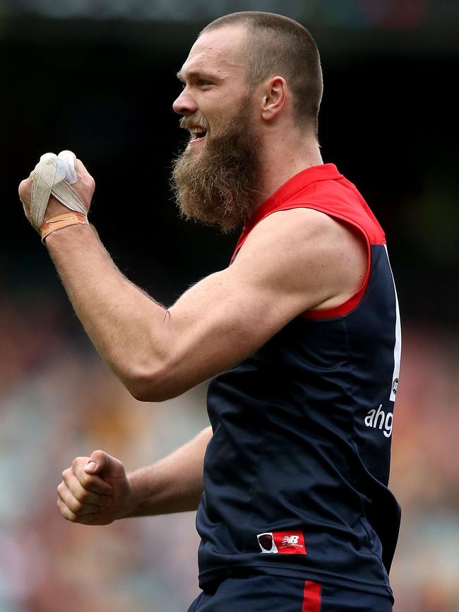 And he’s determined to once again be the best ruckman in the AFL. Picture: Getty