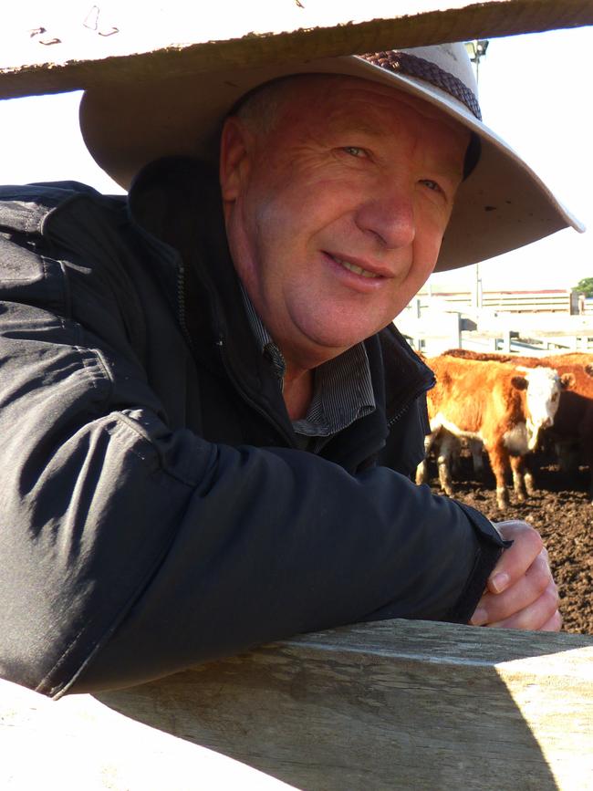 Chris Manser of Green Triangle Livestock, Mt Gambier.