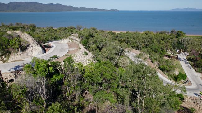 The roadway through the Magnetic Views Estate at Cape Pallarenda.