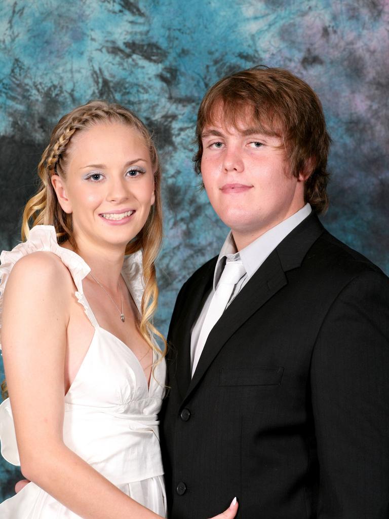 Jade Waters and Jordan Goodchild at the 2009 Nhulunbuy High School formal. Picture: NT NEWS