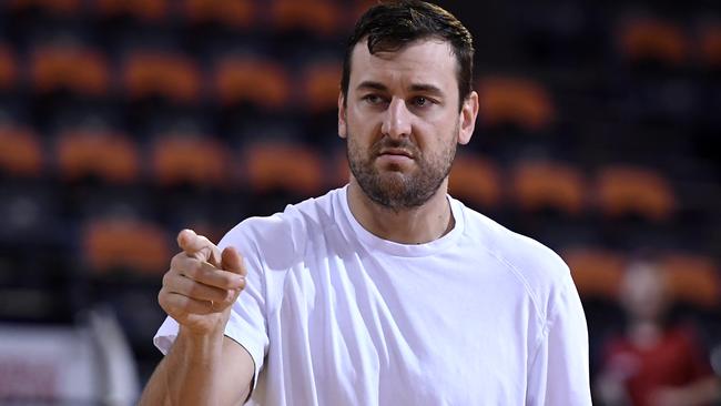 Andrew Bogut is suiting up for his second season in the NBL.