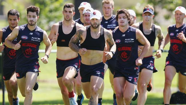 Melbourne players did not want to take part in the club’s pre-season camp. Picture: Getty Images
