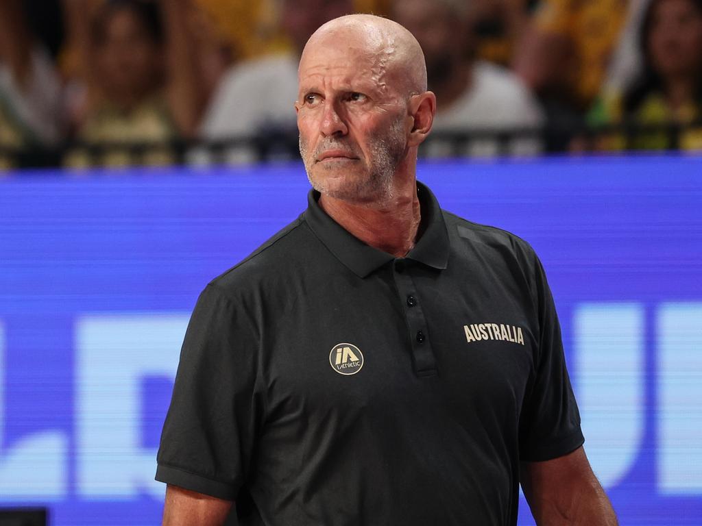 Boomers coach Brian Goorjian prefers to coach in the NBL, once his international commitments are met. Picture: Getty Images