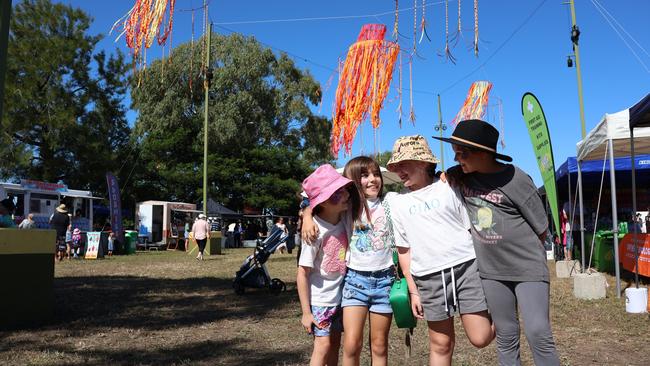 Young kids enjoy the Sweet Days, Hot Nights festival in the Burdekin.