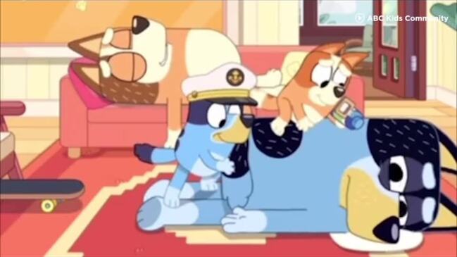 The episode of Bluey that's all about hangovers