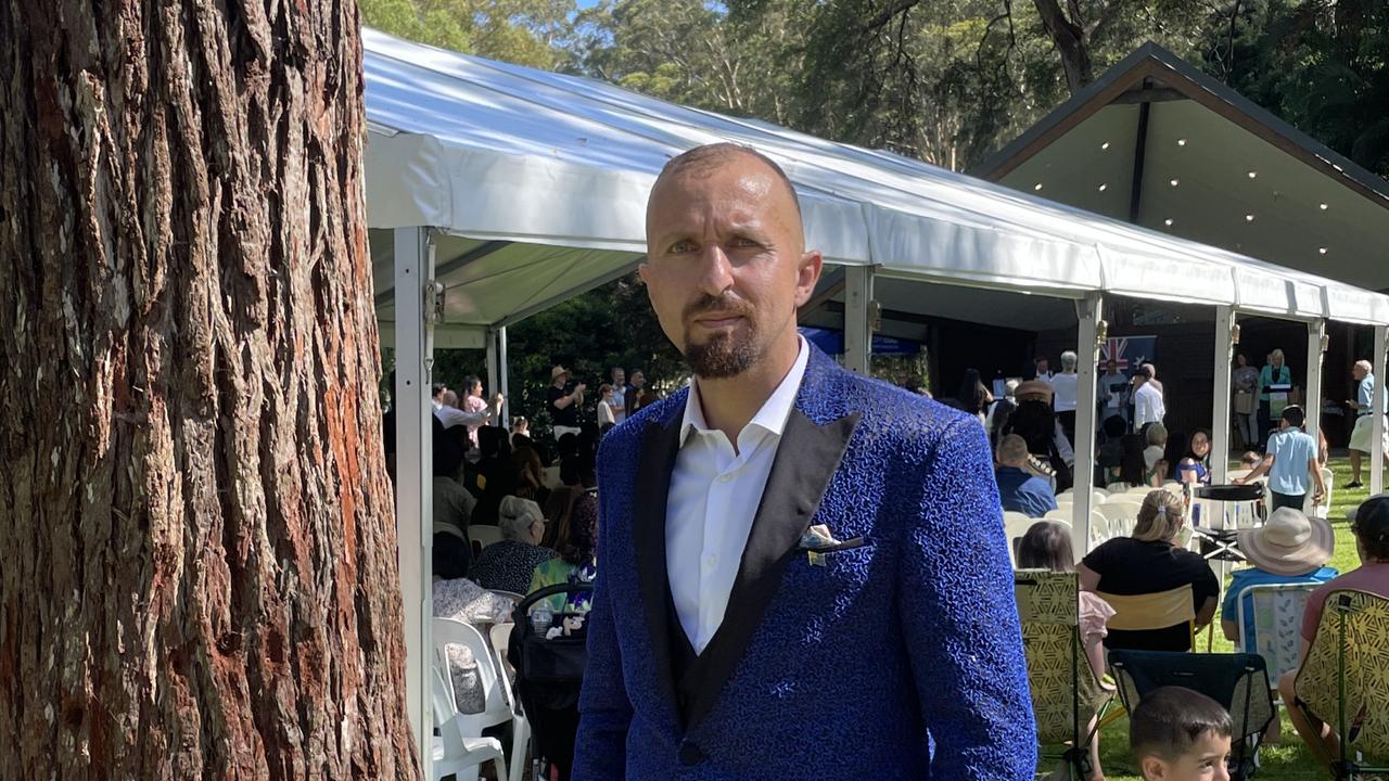 Assad from Iraq received his citizenship at the 2023 Australia Day ceremony at the Botanic Gardens in Coffs Harbour. Picture: Matt Gazy