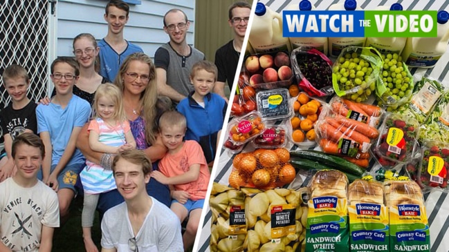 Mother-of-16 reveals what a ‘quick’ grocery trip looks like