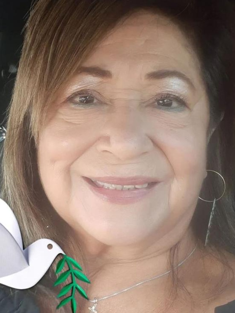 A neighbour witnessed Celia Gonzalez stagger outside her house after being shot in the face. Picture: Facebook.