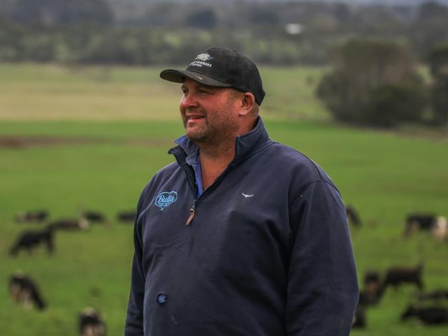 Terang dairy farmer Brad Collins