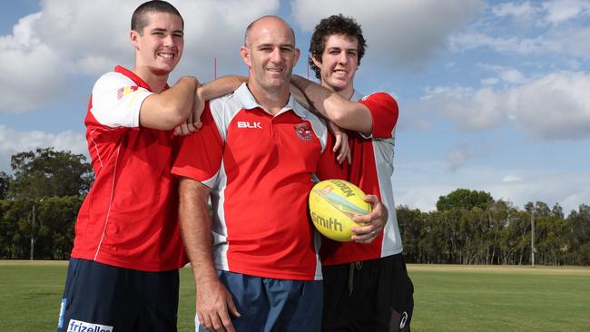 Cole, Matt and Nash Geyer. Picture: Glenn Hampson