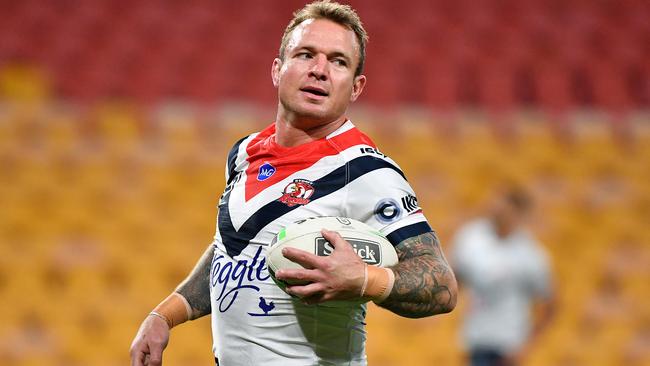 Jake Friend will play his 250th game for the Roosters on Saturday night Picture: AAP