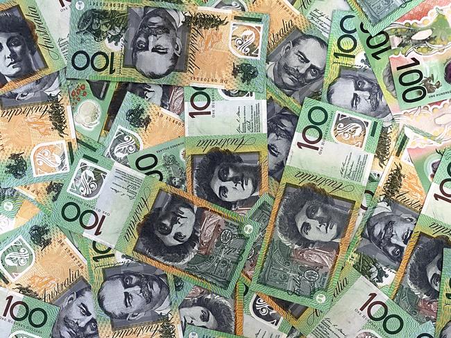 FEDERAL BUDGET 2024: AUSTRALIA - NewsWire Photos - General view editorial generic stock photo of Australian cash money currency. Picture: NCA NewsWire / Nicholas Eagar